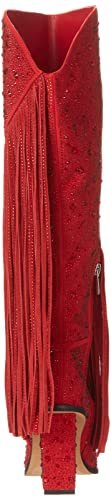 Jessica Simpson Women's Asire Fringe Knee Boot, Wicked Red, 8 #TOP2