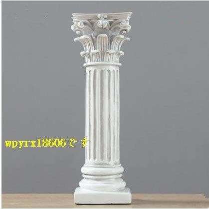 Amazon.co.jp: 置物 神殿の柱モチーフ 古代ギリシャ様式 石膏柱風