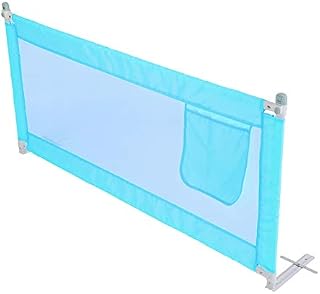 Dhouse Bed Guard 180x80CM Bed Rail Foldable and Adjustable Bed Rail for Protecting Your Children Toddler Bed Guard Adjustable Height Anti-Fall Bed Guard(Gray)