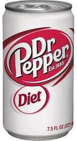 Dr Pepper Diet Soda, 7.5 Ounce (24 Cans)
