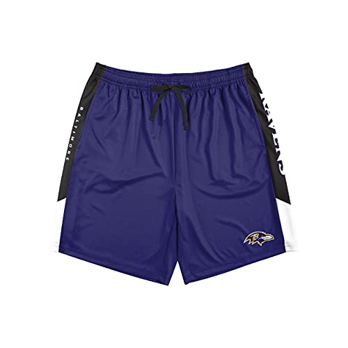 Image of FOCO NFL Mens NFL Team Logo Side Stripe Training Shorts