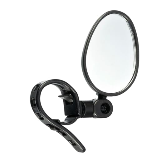 SUPVOX Espejos Retrovisores para Bicicleta Resistentes a Ajustables y Gran Ángulo de Visión Compatibles con Manillares de Instalación y Diseño Compacto Negro para Ciclismo Seguro