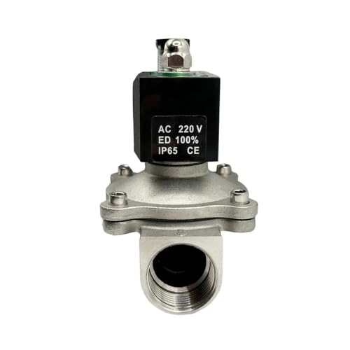 Électrovanne 3/4 inox 12V NC commande de fluide sécurisée sans fuite