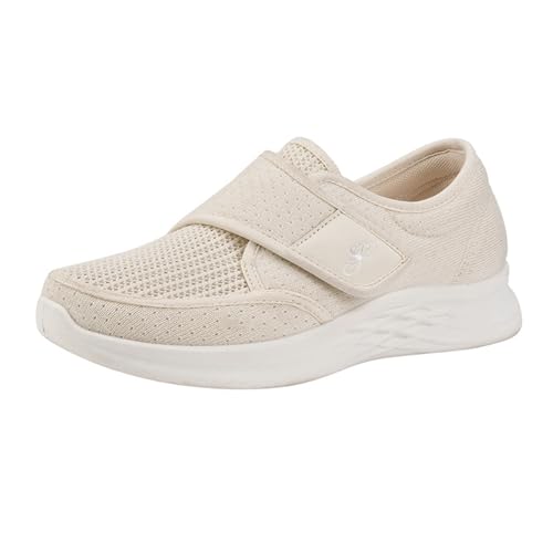Chaussures de marche sans lacets pour femme en maille respirante