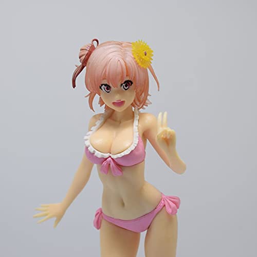 Keibek Accessories Limited Edition Japanese Anime My Teen Romantic Comedy Snafu Yuigahama Yui Standing Swimsuit Pretty Girls Action Figure 18Cm Adult Toy Ornament Models Figurines Collectibles #TOP3