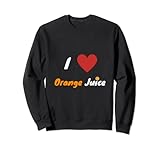 Photo Gallery i love orange juice design felpa Photo Gallery i love orange juice design felpa