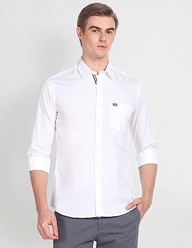 Image of Arrow Men's Solid Slim Fit Shirt