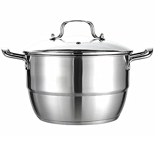 Stainless Steel Stock PotThickened Mini Cooking Pot for Induction & Gas26cm & 20cm DualPurpose Kitchen EssentialDurable Versatile Cookware