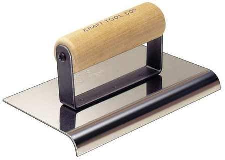 Bordure de trottoir anti-coupure rayon 1/4" bois et inox pour sécuriser les passages