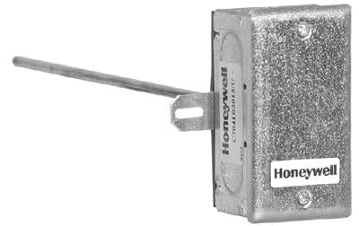 HONEYWELL C7041D-2001 Temperature Sensor, Duct, -40-250 Degree F, 20 KOHM, 5 INCH