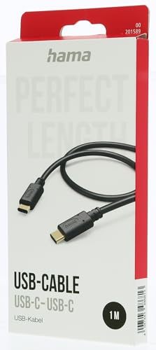Hama – ‎ Cavo Usb Type C/Usb Type C, 1 Metro, Nero - 3