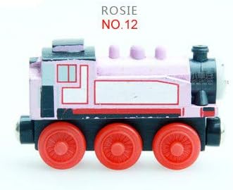 Amazon Cbppedwone Diy ミニ木のおもちゃ磁気木製列車小型車列車アニメ機関車のおもちゃ教育子供のためのギフトおもちゃの車のる ミニカー ダイキャストカー おもちゃ