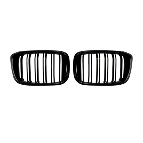 Calandre avant double ligne noire brillante pour BMW X3 G01 G08 et X4 G02 2018-2022