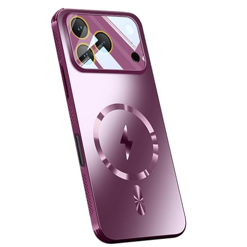 For IPhone 17 Pro Max/17 Pro/17 Air/17pP[XAMJیVFt}OlbgJo[(Purple,17 Pro Max)