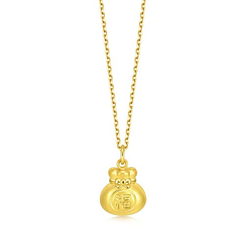 CHOW SANG SANG 999 24K Solid Gold Fortune Bag Charm for Women 91975P2