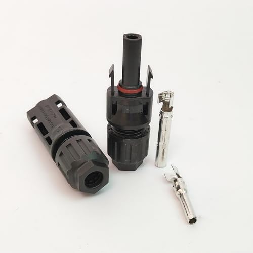Conectores de cable de CC para panel solar en caravanas y viviendas autosuficientes 4