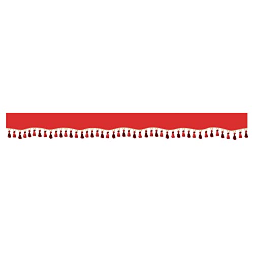 Rideaux de cabine rouge LAMPA 98648 pour routiers et camions