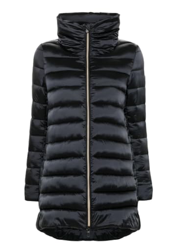 Save The Duck Women's Black Lydia 3/4 Puffer Coat
