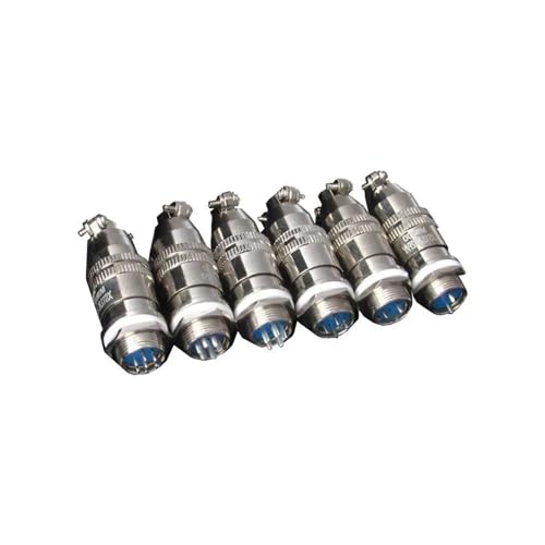 Conector XS12 de 12 mm con tornillo de 6 pines para conexiones seguras