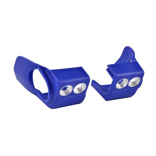 Hxyls 0204 Motorrad-Gabelschutz Blau 2er-Set