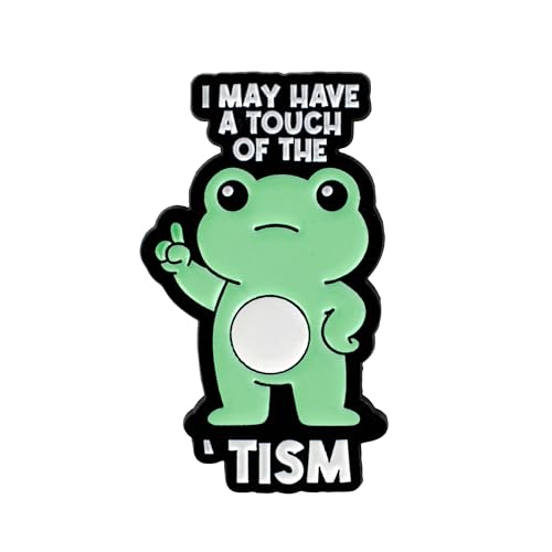 I May Have A Touch Of The Tism ����ȃJ�G�� �G�i�����s���A�ʔ�������̃J�G���s���o�b�W�A���ӋC�ȏ��̎q�A�����A���[�����X�ȗF�B�̂��߂̃o�b�W�u���[�` ����Ȉ��p�u���[�` ���[���A�̈��p��̂��Ƃ킴�A�N�Z�T���[