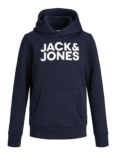 JACK & JONES Jungen Jjecorp Logo Sweat Hood Ss19 Noos Jr Kapuzenpullover,...