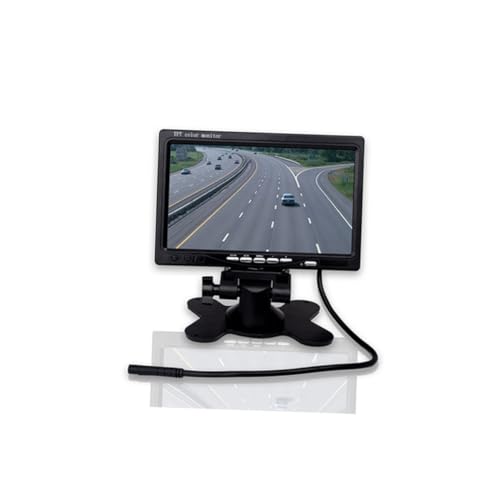 OUNONA 7-inch Car Dvr Monitor LCD Screen Led Backlight RGB Auto LCD Video Input Car Rearview Ir Remote Hard Plastic Stand