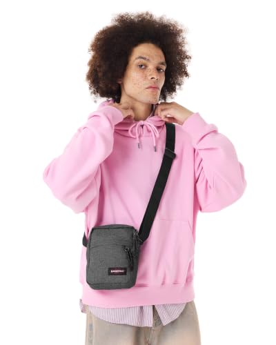 Image of Eastpak The One Shoulder Bag - Storage for Keys, Wallet, and More - Black Denim