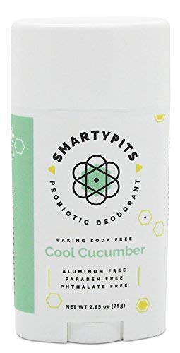 SmartyPits - Natural/Aluminum Free Prebiotic Deodorant (Baking Soda Free) (Cool Cucumber)