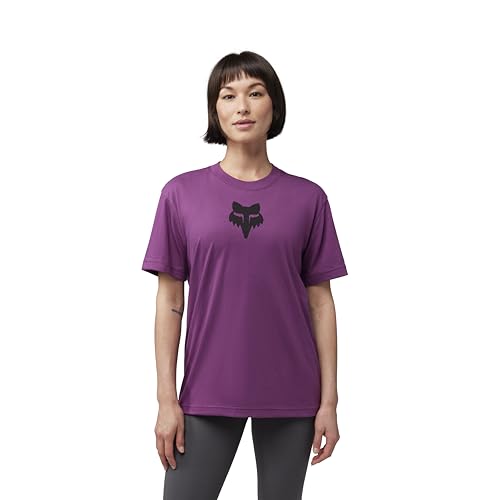 Fox T-Shirt Lady Head Tee Sangria M