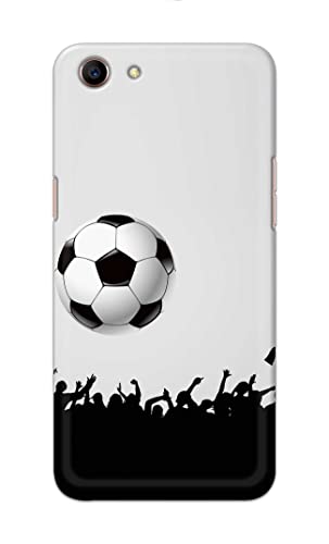 Image of Printed Hard Back Cover Case for Oppo A83 Back Cover (Football Icon) -702