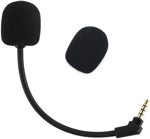 Flight Wireless Mic Boom, Replacement Aux 3.5mm TRRS Game Microphone for Kingston HyperX Cloud Flight S Wireless Headsets Headphones PS4 Xbox One Nintendo Switch PC Gaming Headsets image 2