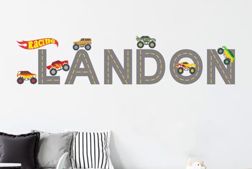 Vinilo Decorativo de Coche de Carreras para Habitación Infantil miniatura 4
