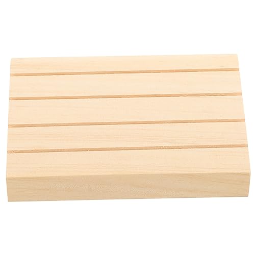 HOMOCONO Wooden Playing Card Holder Rack for Card Games Design for Pinochle Bridge and More for