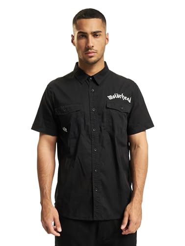 Chemise homme noire confortable Motörhead pour éviter la chaleur