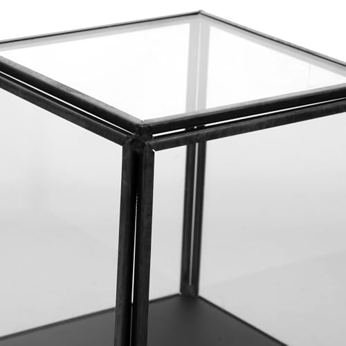 Vitrine en verre carrée pour miniatures et boîtier de protection compact - 4