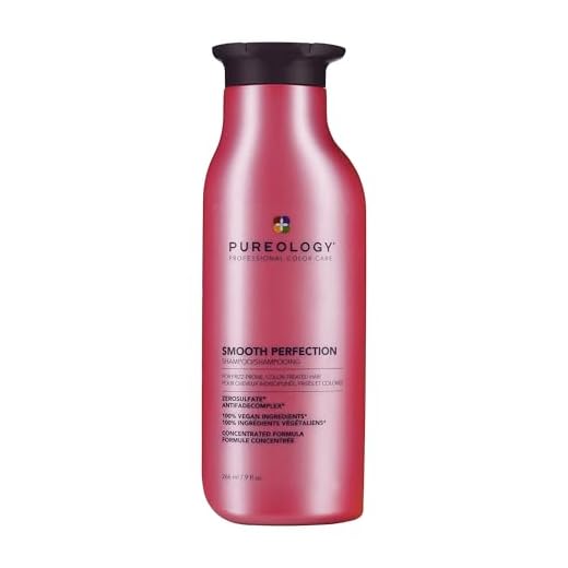 Pureology Smooth Perfection Shampoo | For Frizzy, Color-Treated Hair | Smooths Hair & Controls Frizz | Sulfate-Free | Vegan | Updated Packaging | 9 Fl. Oz. |