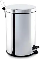 Brinox - Lixeira Inox Com Pedal E Balde 20L Decorline - Aço Inox