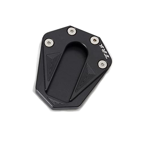Plaque béquille moto TRK 502 en aluminium CNC haute précision