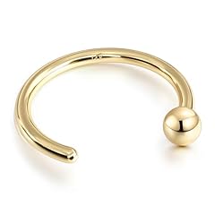14k solid gold nose rings-style 1