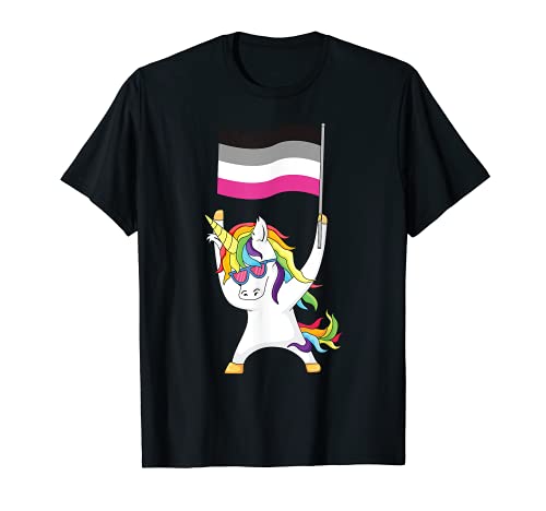 Ginephilia Bandera Unicornio Orgullo LGBTQIA Androphilia No binaria Camiseta