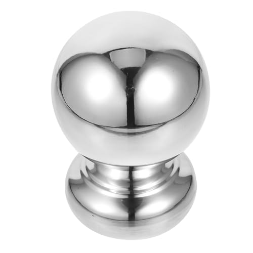 Alasum Metal Finial Tops para Vallas de Jardín Bolas Huecas de Inoxidable Decoración Resistente y Antióxido para Cercas y Verjas Exteriores