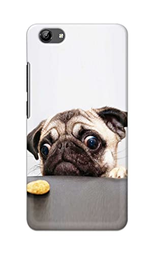 Image of PRINTFIDAA� Printed Hard Back Cover Case for Vivo Y71 | Vivo Y71i Back Cover (Pug Dog) -2808