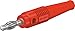 Multi-Contact 64.9199-22 Staubli Electrical Connectors in-Line Plug, 4 mm, Red (Pack of 10)