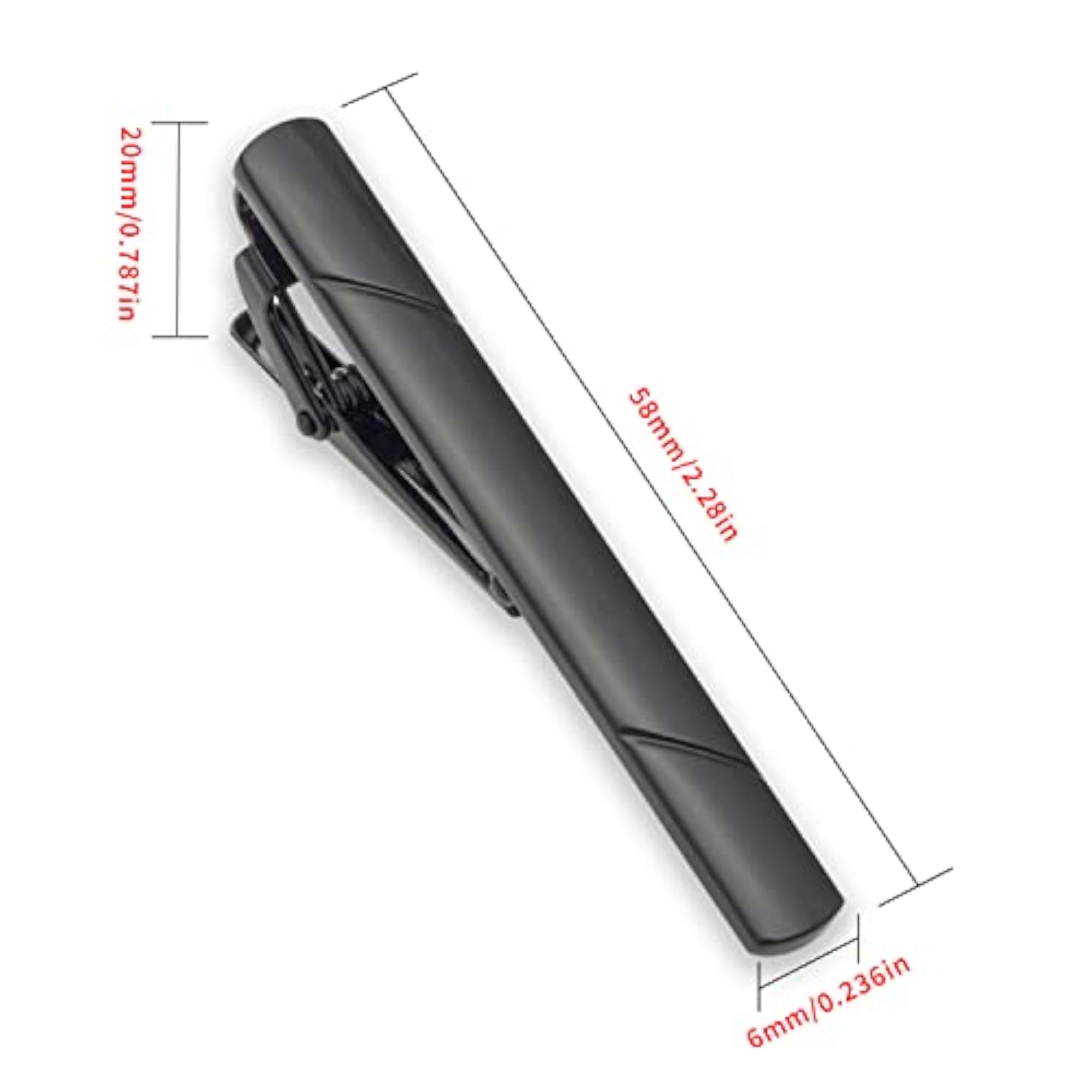 4pcs Tie Clips for Men, Tie Clip Tie Bar Set