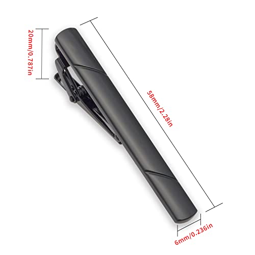 4pcs Tie Clips for Men Tie Clip Tie Bar Tie Bars for Men with gift box3