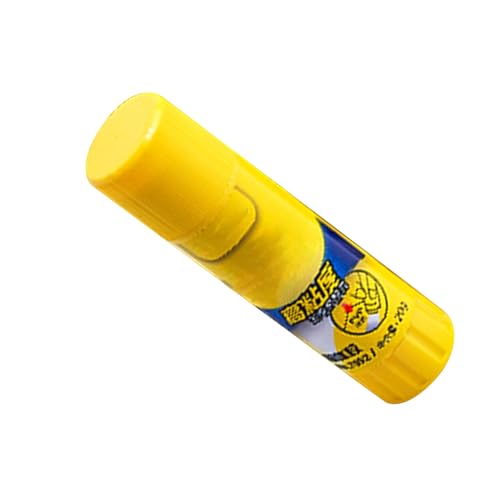 Hyuduo Barra de Pegamento Sólido, Barra de Pegamento Blanco de Fuerte Adherencia para Manualidades, Oficina, Escuela, Ligera y Portátil, 15g