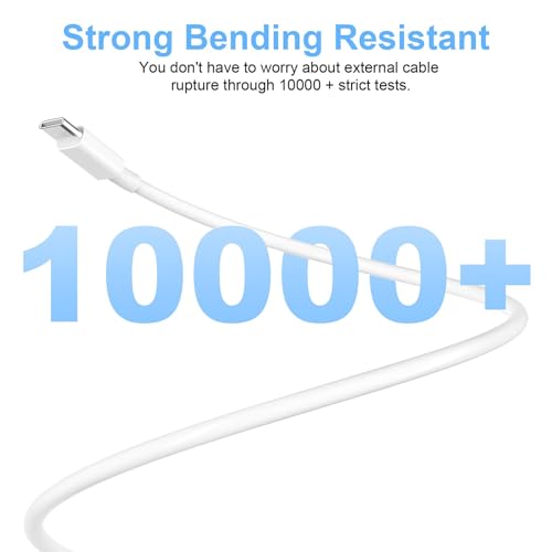 2Pack for Apple USB C to USB C Charging Cable 3ft 60W,Type C to Type C Fast Charger Cord,for iPhone 16 E/17/Air/15/Pro/Plus/Pro Max,for MacBook Pro/Air,for iPad Pro12.9/11in,Air 4/5,Mini 6/7 - Black by BSTOEM - Image 7