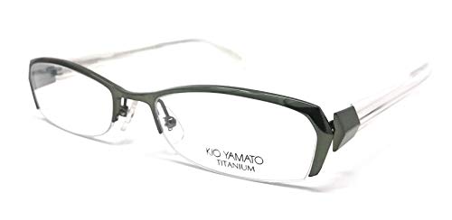 Gafas de vista Kio Yamato KT 273 estilo ejecutivo en verde y blanco para oficina y eventos