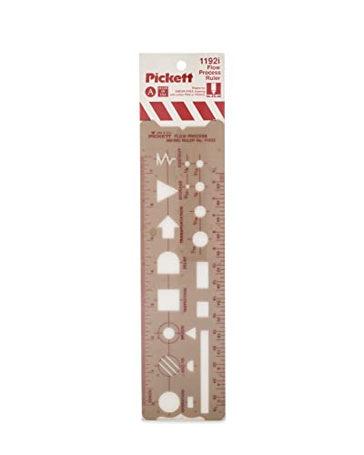 Modello marrone fumo Pickett Righello Flow Process, 2-1/2\